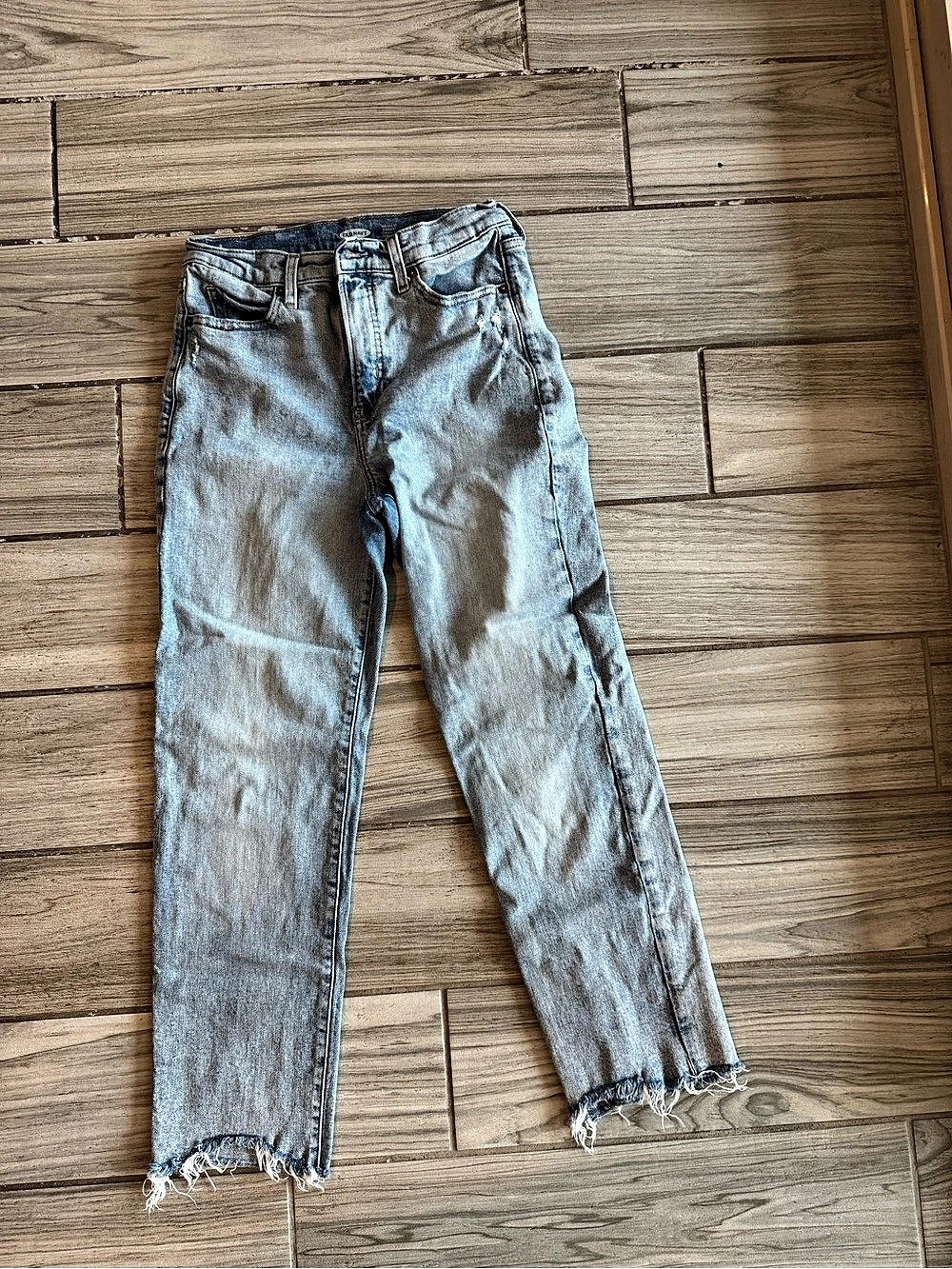 Old Navy High-Waisted OG Straight Ankle Jeans in Blue